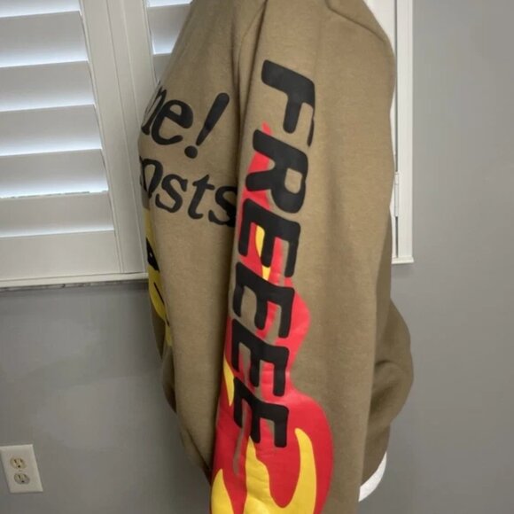 Camp Flog Gnaw Sweatshirt Adult L Lucky Me I See Ghosts Kid Cudi Nov 11 Kanye - Picture 2 of 6
